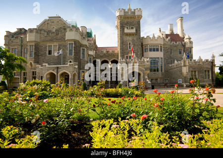 La Casa Loma, l'un des plus grands monuments historiques de Toronto. Toronto, Ontario, Canada Banque D'Images