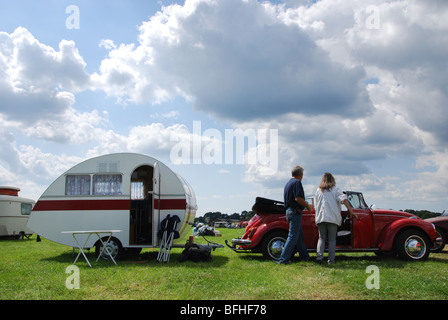 Classic VW Coccinelle à Budel Pays-bas événement club Été 2009 Banque D'Images
