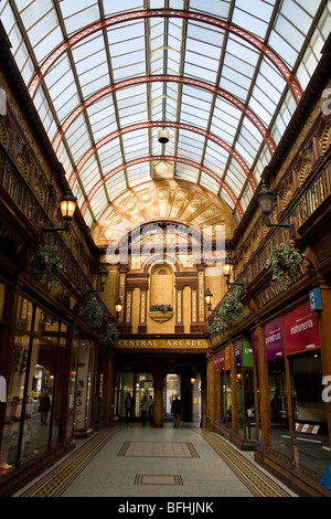 L'Arcade centrale à Newcastle, en Angleterre. Cette structure de style édouardien a été construit en 1906. Banque D'Images