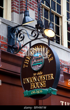 Célèbre Oyster Bar à Boston, Massachusetts, États-Unis Banque D'Images