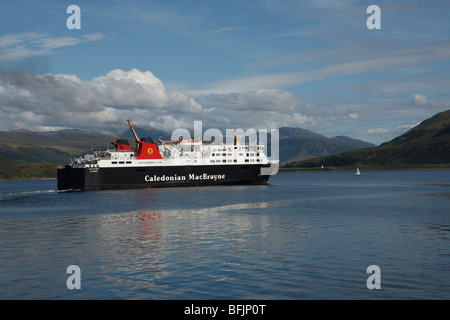 L'île de Lewis Caledonian MacBrayne ferry Ullapool. Banque D'Images