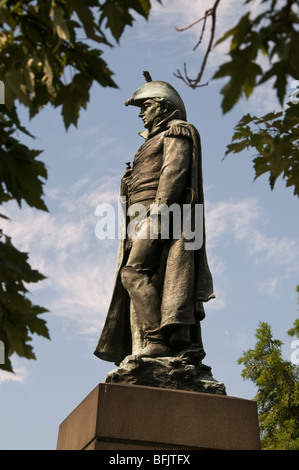 La sculpture à Baltimore le colonel George Armistead Monument - Edward Berge - 1914 - Fort McHenry Banque D'Images