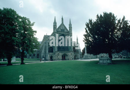 La cathédrale de Winchester, la cathédrale où Jane Austen dans enterré Banque D'Images