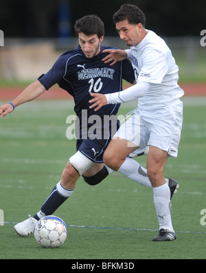 Action de jeu entre le Sud de l'Oregon State University et Merrimack College de New Haven, CT USA Banque D'Images