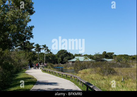 L'anhinga Trail, Royal Palm, le Parc National des Everglades, Florida, USA Banque D'Images