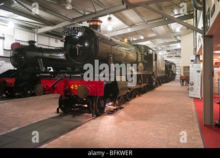 Ancien préservé locomotives à vapeur dans le centre de visiteurs à Worcestershire England UK Shrewsbury Banque D'Images