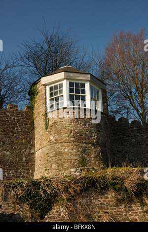 La maison d'été, le château de Carmarthen, Carmarthenshire, Pays de Galles, Royaume-Uni Banque D'Images