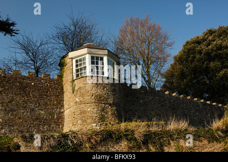 La maison d'été, le château de Carmarthen, Carmarthenshire, Pays de Galles, Royaume-Uni Banque D'Images