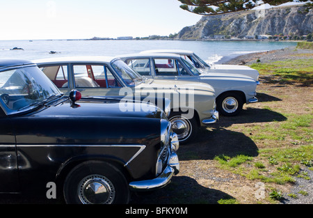 Old Fashioned Voitures Zephyr à Kaikoura Nouvelle-zélande Banque D'Images