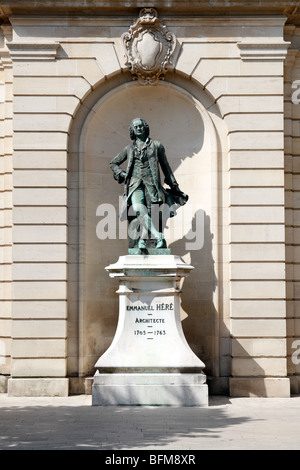 Statue en place ici,Nancy, France. Banque D'Images