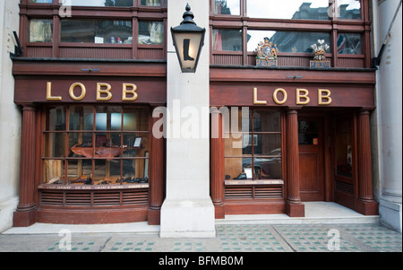 Le bottier John Lobb shop dans Jermyn Street, London Banque D'Images