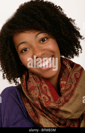 Portrait d'une belle jeune femme cubaine Banque D'Images