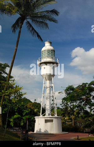 Phare historique (1902) Fort Canning Park (Bukit Larangan ou Forbidden Hill), Singapour Banque D'Images