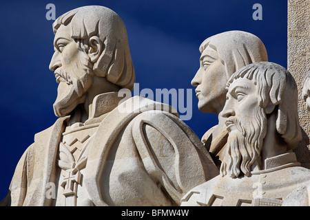 Le Portugal, Lisboa, Lisbonne, Belém, côté est de l'le Monument des Découvertes (Padrao dos Descobrimentos) par Cottinelli Telmo Banque D'Images