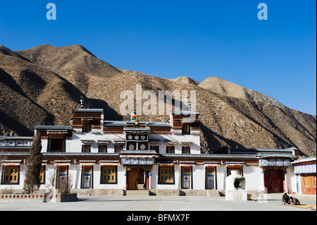 La Chine, la province de Gansu, Xiahe, Monastère Labrang (1709) Banque D'Images