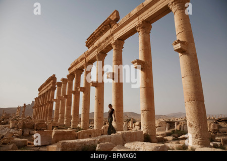 Ruines de la cité romaine de Palmyre. Syrie Ruines de la cité romaine