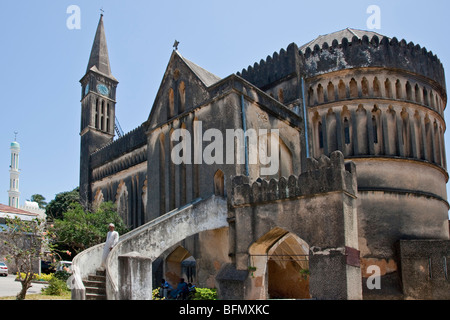 La Tanzanie, Zanzibar, Stone Town. La cathédrale anglicane Église du Christ avait sa première pierre posée le jour de Noël 1873 Banque D'Images