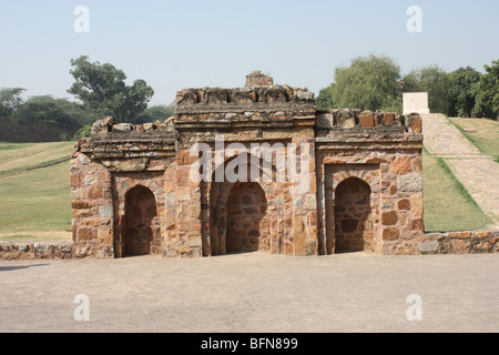 Bâtiment près de Qutb Minar complex Banque D'Images