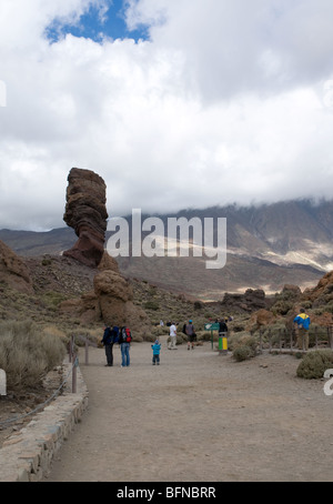 Roques De Garcia Parc National de Teide Tenerife Banque D'Images