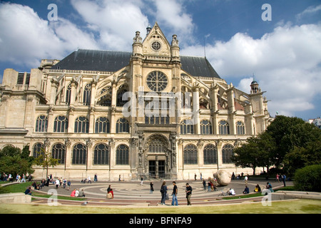 Eglise Saint-Eustache à Paris, France. Banque D'Images