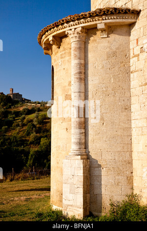 Beau Monastère Sant Antimo - fondée en 781 ANNONCE près de Castelnuovo dell'Abate, Toscane Italie Banque D'Images