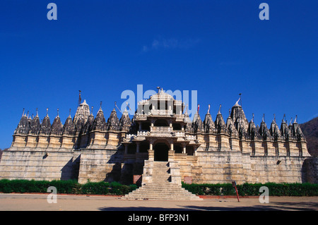 Temple Ranakpur Jain ; Chaturmukha Dharana Vihara ; Ranakpur ; Rajasthan ; Inde ; asie Banque D'Images