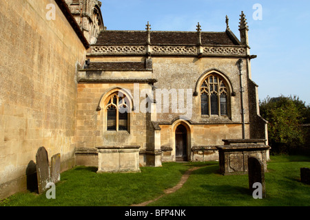 Eglise de Saint Cyriac, Lacock, Wiltshire, England, UK Banque D'Images