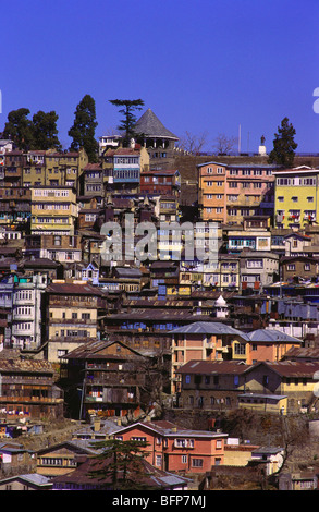 Station de Shimla ; ville de Simla ; Himachal Pradesh ; Inde ; Asie Banque D'Images