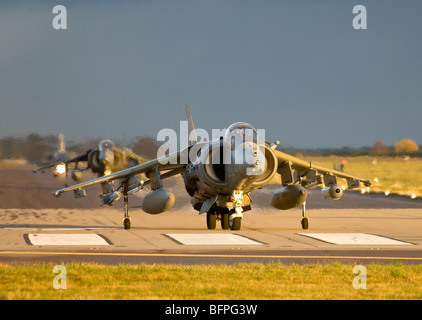 BAe Harrier GR7/9 de RAF Cottesmore Sqn 1 pas à revenir RAF Kinloss Moray Ecosse tandis que sur TLT l'exercice. 5564 SCO Banque D'Images