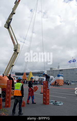 Seamans islandaise, Jour de fête nationale, l'Islande Banque D'Images