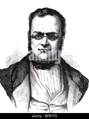 Comte Camillo Benso di Cavour - homme d'État italien (1810-1861) Banque D'Images