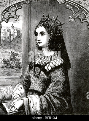 MARGARET d'ANJOU épouse d'Henry VI Banque D'Images