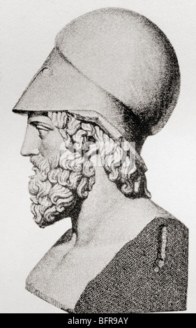 Themistocles c. 524 à 459 BC. Homme politique athénien et général. Banque D'Images