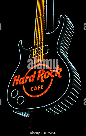 Hard Rock Cafe, Varsovie, Pologne Banque D'Images