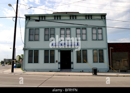 Hermann Hall, lieu de musique, District de Deep Ellum, Dallas, Texas. Banque D'Images