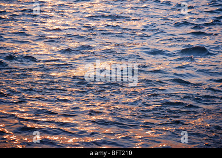 Petites vagues sur l'eau Banque D'Images