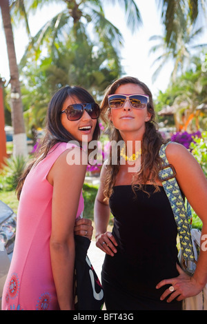 Portrait de femmes, Punta Burros, Nayarit, Mexique Banque D'Images