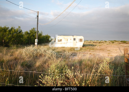 Remorque, Del Rio, le Comté de Val Verde, Texas, États-Unis Banque D'Images