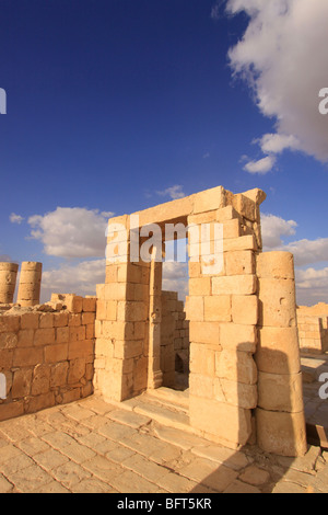 Isarael, Néguev, Avdat, construit au 1er siècle par les nabatéens. Un site du patrimoine mondial dans le cadre de la Route des épices Banque D'Images