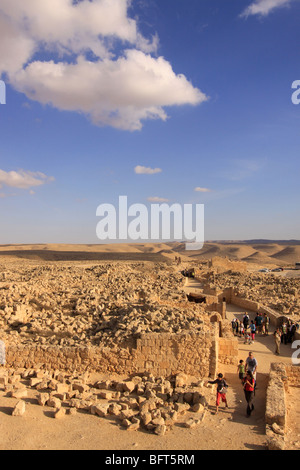 Isarael, Néguev, Avdat, construit au 1er siècle par les nabatéens. Un site du patrimoine mondial dans le cadre de la Route des épices Banque D'Images