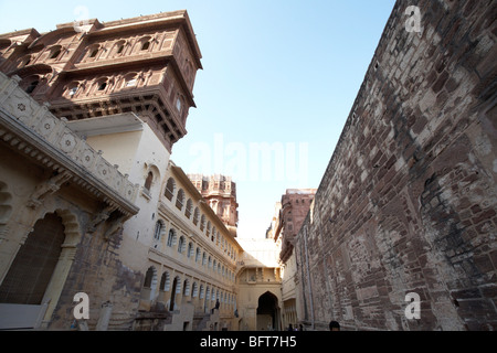 Fort Mehrangarh, Jodhpur, Rajasthan, India Banque D'Images