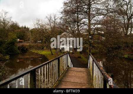 Outre le canal de Bridgewater en Worsley. Le Grand Manchester. Banque D'Images