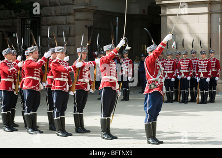 Bulgarie, Sofia, président du centre, résidence guardsman Banque D'Images