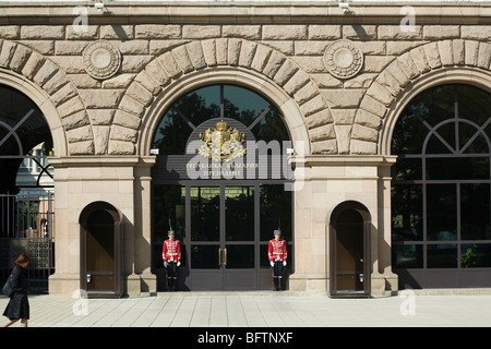 Bulgarie, Sofia, président du centre, résidence guardsman Banque D'Images