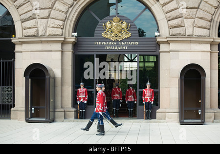 Bulgarie, Sofia, président du centre, résidence guardsman Banque D'Images