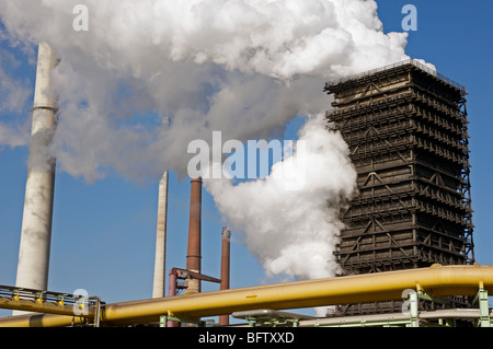 Cokerie pour la fabrication de l'acier, de l'Allemagne. Banque D'Images