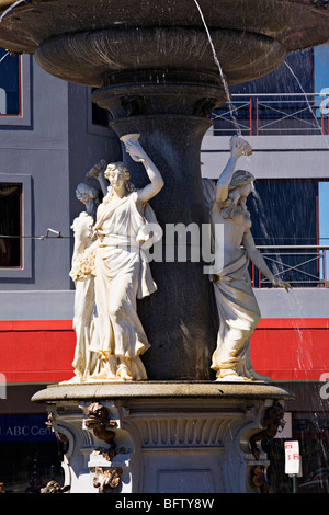 Bendigo Australie / La circa 1881 Alexandre Fontaine dans Pall Mall / Victoria Bendigo Australie. Banque D'Images