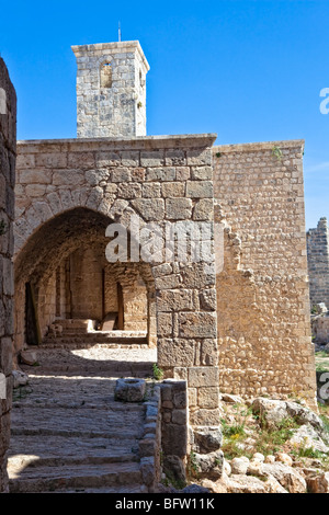 La Citadelle de Salah ed-Dîn (autrefois connue sous le nom de Saône, également connu sous le nom de Château Saladdin) en Syrie. Banque D'Images