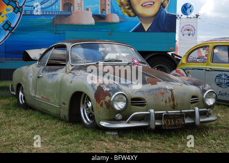 Volkswagen Karmann Ghia VW rat voiture à Budel Pays-bas Réunion été 2009 Banque D'Images