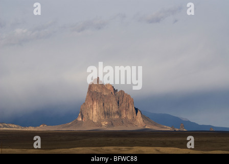 Rock Shiprock San Juan County Nouveau Mexique USA Banque D'Images